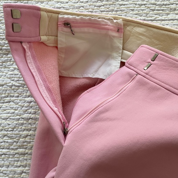 Vintage 80’s Wool Mix Pink Stirrup Pants - Picture 8 of 11